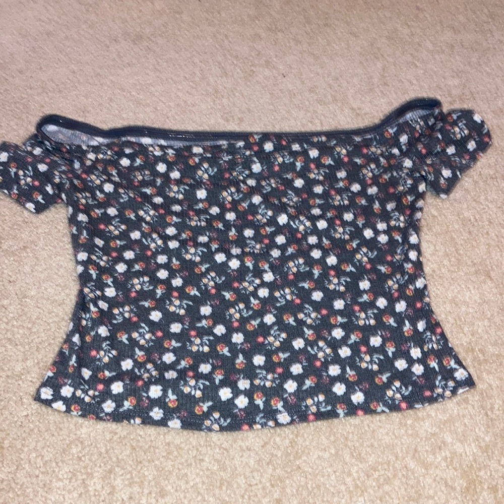 Floral crop top